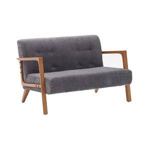 Canapea 2 locuri TUMI, gri imagine