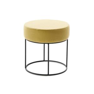 Taburet RELO, Ø 40 cm, galben imagine