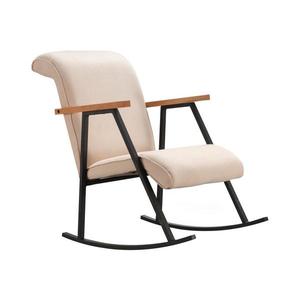 Fotoliu balansoar LUNI, crem imagine