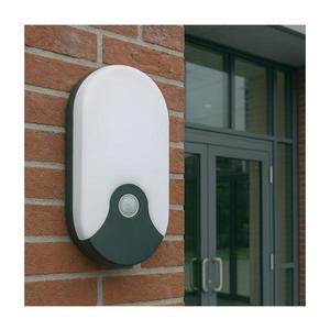 Aplica de exterior LED cu senzor de mișcare, 18W/230V, IP44, antracit imagine