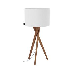 ByRydens 4002720-6002 - Lampă de masă VEGA 1xE27/8W/230V alb/stejar imagine