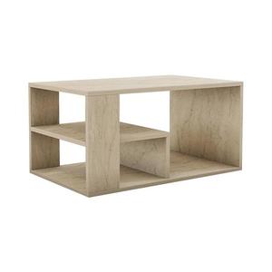 Masă de cafea JELIO, decor marmură, bej imagine