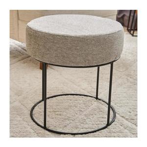 Taburet JAVI, Ø 40 cm, crem imagine