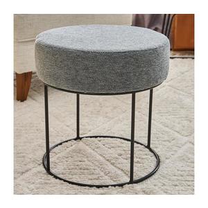 Taburet JAVI, diametru 40 cm, gri imagine