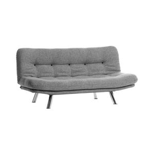 Canapea extensibilă BINA, 2 locuri, gri deschis imagine