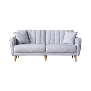 Canapea extensibilă KITO, 2 locuri, gri imagine