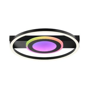 Brilliant MAUREEN plafonier LED RGBW dimmabil 20W/230V 3000-6500K negru + telecomandă imagine