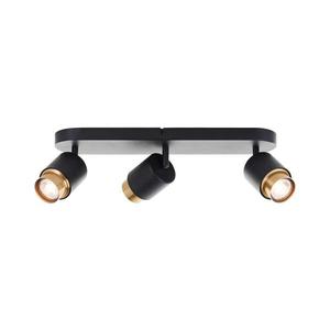 Brilliant - Spot LED COVELO 3xGU10/5W/230V, negru/auriu imagine