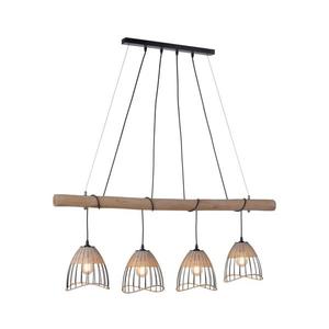 Leuchten Direkt 11156-79 - Lustră pe cablu REED 4xE27/60W/230V imagine