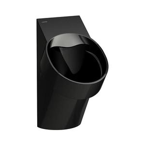 LAUFEN H8402860200001 - Pisuar cu senzor VAL 230 V, racord și evacuare posterioare, negru lucios imagine