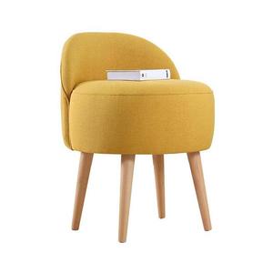 Fotoliu pentru copii NIKI, diametru 46 cm, galben imagine