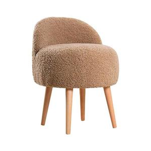 Fotoliu pentru copii MIKI, diametru 46 cm, maro imagine