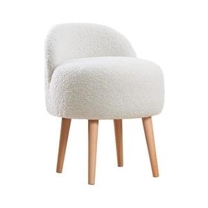 Scaun pentru copii MIKI, diam. 46 cm, alb imagine