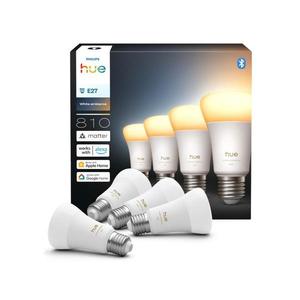 Set 4x becuri LED reglabile Philips Hue White Ambiance E27, 6W, 230V, 1000-20000K imagine