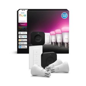 Set de bază Philips Hue WACA 3xE27/8, 1W 1000-20000K + dispozitiv de conectare imagine