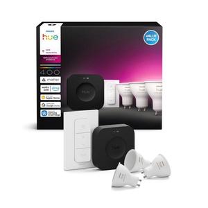 Kit de pornire Philips Hue WACA 3x GU10/4, 2W 2000-6500K + dispozitiv de conectare imagine