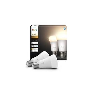 Set de 2 becuri LED reglabile Philips Hue White E27/9, 5W/230V 2700K imagine