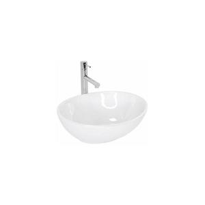 REA-U0133 - Lavoar pentru blat SOFIA 34, 5 x 41 cm ceramică/alb lucios imagine