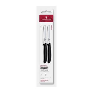 Victorinox SWISS CLASSIC - Set de 2 cuțite pentru legume, lamă de 11 cm, negru imagine
