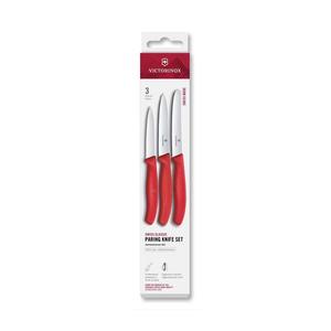 Victorinox - Set de cuțite pentru legume SWISS CLASSIC, 3 piese, roșu imagine