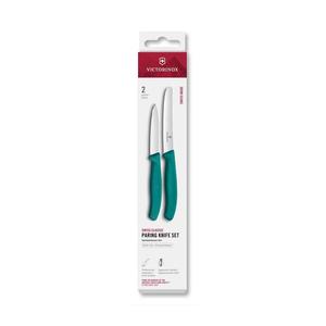 Victorinox - Set SWISS CLASSIC, 2 cuțite pentru legume, turcoaz imagine