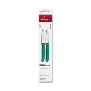 Victorinox - Set de 2 cuțite pentru legume SWISS CLASSIC, 8 cm, turcoaz imagine