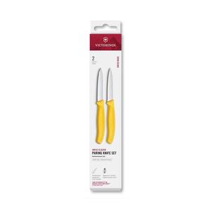 Victorinox - Set de 2 cuțite pentru legume SWISS CLASSIC, lamă 8 cm, galben imagine