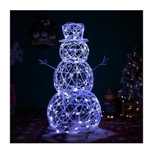 Brilagi - Decorațiune LED de Crăciun pentru exterior, om de zăpadă, 31 LED, 3, 6 W, 230 V, 6500 K, 90 cm, IP44 imagine