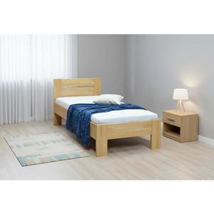 Pat AMBER din lemn masiv 90x200 cm, fag imagine