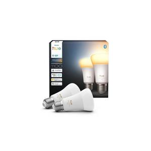 Set 2 becuri LED dimabile Philips Hue WHITE AMBIANCE E27/8, 1W/230V 1000-20000K imagine