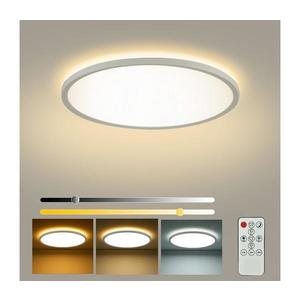Brilagi - Lampă LED dimabilă ULTRA SLIM, 24W/230V, Ø 42 cm, albă + telecomandă imagine