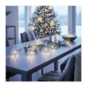Brilagi - Instalație luminoasă LED de exterior pentru Crăciun, 150 LED, 5 m, IP44, alb rece, efect de artificii imagine