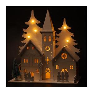 Brilagi - Decorațiune LED de Crăciun, bisericuță, LED/2xAA imagine