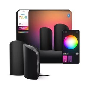 Philips Hue PLAY Wall Washer - Set 2x corp de iluminat LED RGBW reglabil, LED/20W/230V, 2000–6500K, negru imagine