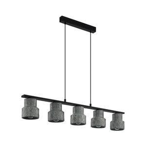 Eglo 39855 - Lustră pe cablu HILCOTT 5xE27/40W/230V imagine