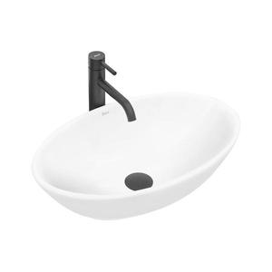REA-U4603 - Lavoar pentru blat PAMELA 33x53 cm, ceramică, alb lucios imagine
