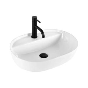 Lavoar AURA pentru blat 38, 5x50, 5 cm ceramică/alb lucios - REA-U4620 imagine