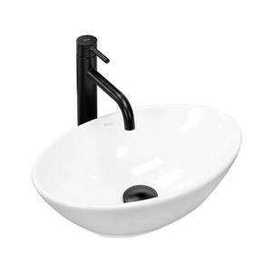 REA-U5804 - Lavoar pentru blat PAMELA MINI, 26, 5 x 40 cm, ceramică, alb lucios imagine