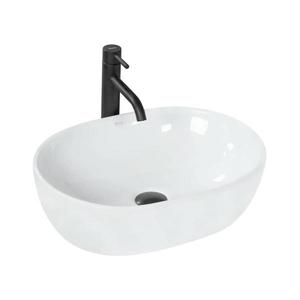 REA-U0416 - Lavoar pentru blat AMELIA 34, 5 x 48 cm ceramică/alb lucios imagine
