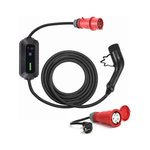 Stație de încărcare portabilă EV/PHEV AC Tip 2 16A/400V 22kW 5m + adaptor imagine