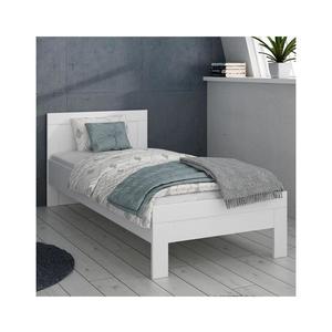 Pat pentru o persoană SNOWIE 90 x 200 cm, alb imagine