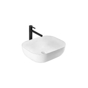 REA-U6521 - Lavoar pe blat BELINDA SLIM 33 x 46, 5 cm, ceramică, alb lucios imagine