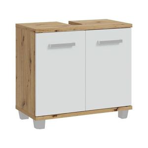 Dulap de baie VENOM alb/stejar Artisan imagine