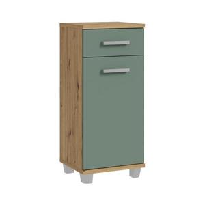 Dulap de baie VENOM verde/stejar artisan imagine