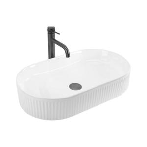 REA-U6526 - Lavoar pentru montaj pe blat VANDA 34x60 cm, ceramică, alb lucios imagine