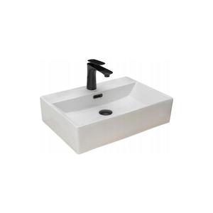 REA-U8701 - Lavoar pentru blat BONITA 36x51 cm, ceramică, alb lucios imagine