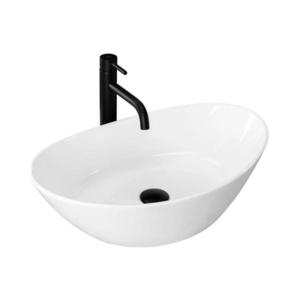 REA-U6801 - Lavoar KATE pe blat, 33, 5 x 55, 5 cm, ceramică, alb lucios imagine