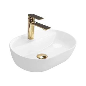 REA-U6617 - Lavoar pe blat AURA 30x42 cm ceramică/alb lucios imagine