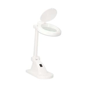 MAGLE1WT - Lampă LED de birou cu lupă, 6W/230V, alb imagine