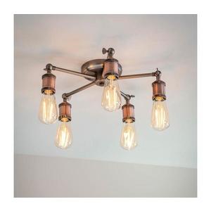 Endon 76336 - Corp de iluminat cu spoturi HAL 5xE27/40W/230V crom mat/cupru imagine